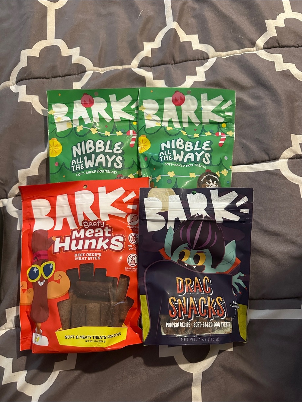 BARK Assorted Treat Pack - Green, Red, Purple